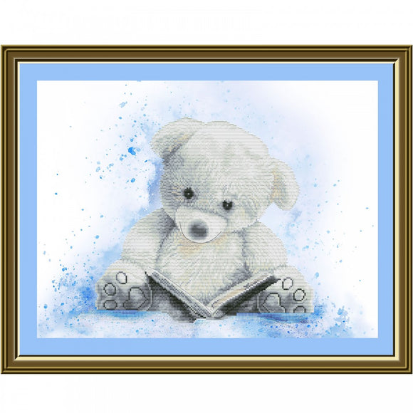 Cross Stitch Kit WHITE BEAR Nova Sloboda