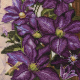 DIY Cross Stitch Kit "Clematis" Nova Sloboda