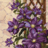 DIY Cross Stitch Kit "Clematis" Nova Sloboda