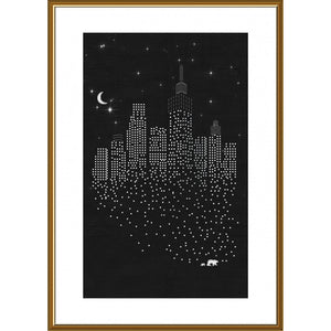 DIY Cross Stitch Kit "Night city" Nova Sloboda