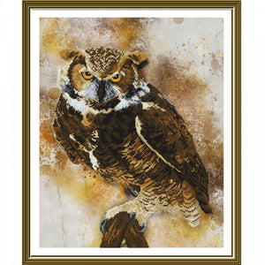 Cross Stitch Kit Owl Nova Sloboda