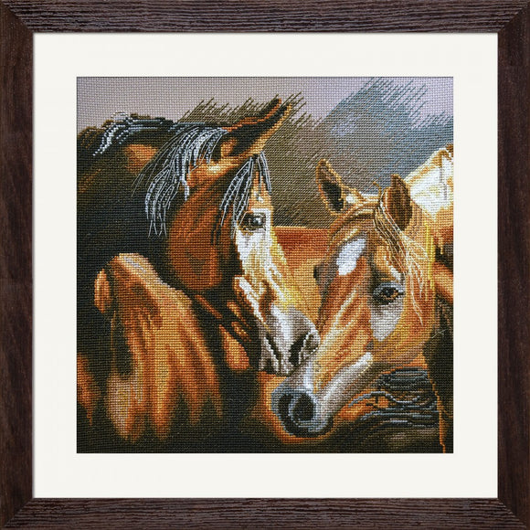 Cross Stitch Kit Devotion HORSE Nova Sloboda