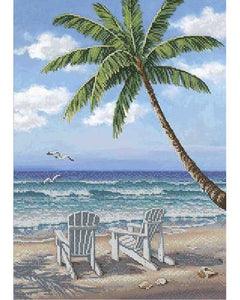 Bead Embroidery Kit DIY BEACH - Marlena.shop