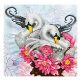 Bead Embroidery Kit Swans