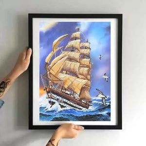 Bead Embroidery Kit Ship of Harmony