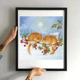 Bead Embroidery Kit Golden gerbils