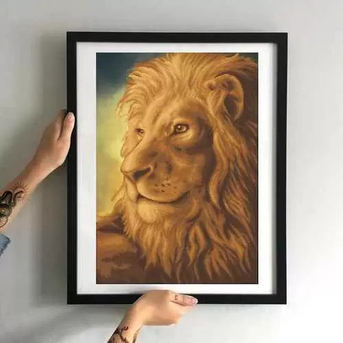 Bead Embroidery Kit King of the jungle