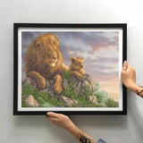 Bead Embroidery Kit father lion