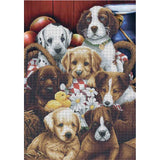 Bead Embroidery Kit DIY picture Puppies - Marlena.shop