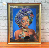 Bead Embroidery Kit African Woman