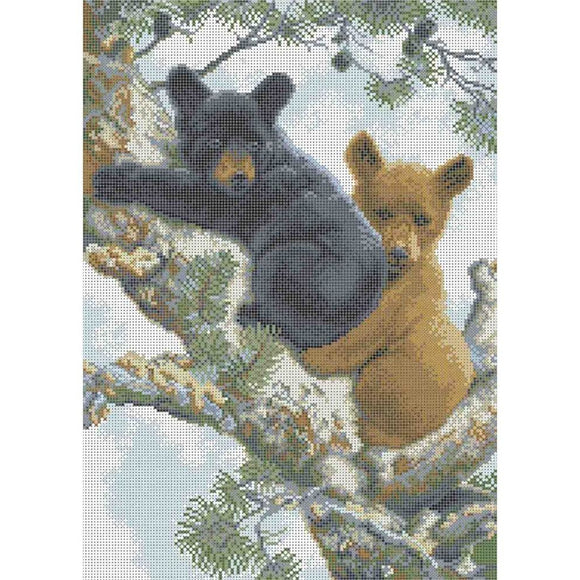 Bead Embroidery Kit DIY the Bears - Marlena.shop